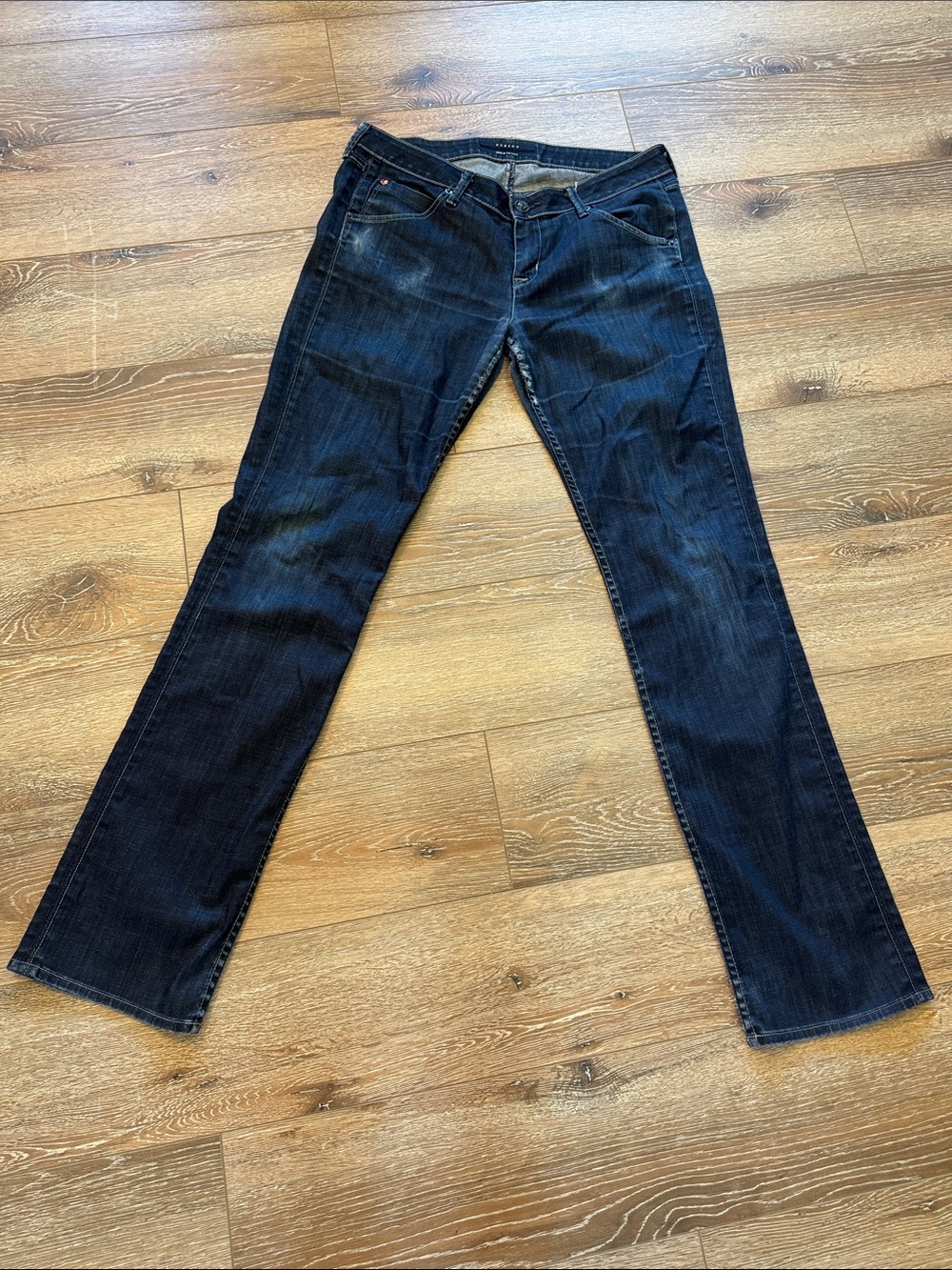 Hudson Jeans Dark Indigo Waistband Detail B181